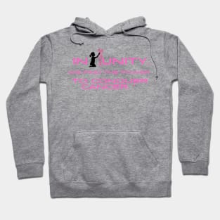 In unity we find the power to conquer cancer. Hoodie